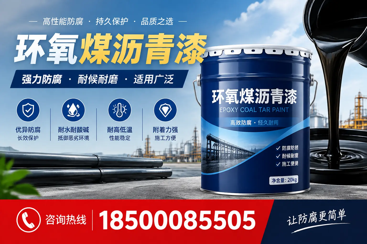环氧煤沥青漆在不同气候条件下的表现分析，平凉适用性